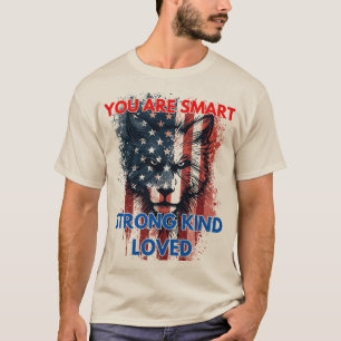 Camiseta Você É Inteligente Forte Gentil Amado