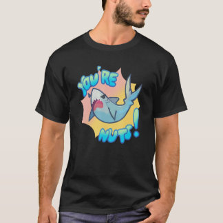 Camiseta Você é Louco   Tubarão Fofo Para Homens Mulheres C