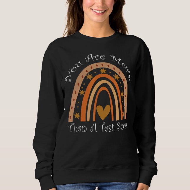 Camiseta Você É Mais Do Que Um Professor De Teste Do Arco-Í (Frente)