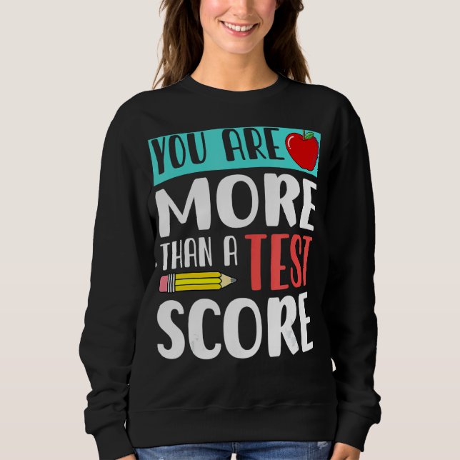 Camiseta Você É Mais Do Que Um Teste De Professora No Teste (Frente)