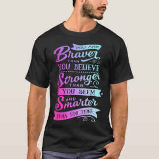 Camiseta Você é mais esperto e mais inteligente para as mul