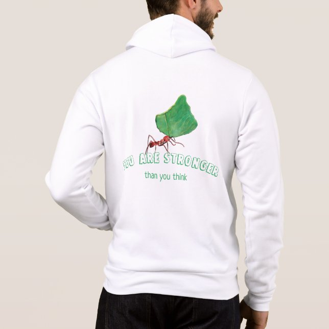 Camiseta Você é mais forte do que pensa (Verso)