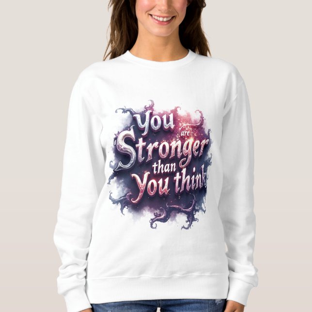 Camiseta Você é mais forte do que pensa (Frente)