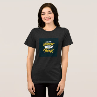 Camiseta Você É Mais Forte Do Que Você Pensa - Motivação Ne