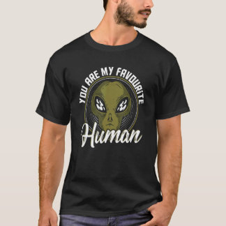 Camiseta Você É Meu Alien Humano Favorito Extraterrestre