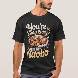 Camiseta Você é Meu Arroz para Meu Adobo - Manga Longa