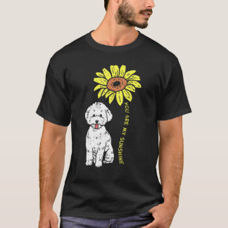 Camiseta Você É Meu Bichon Frise de Girassol Cachorro Lov