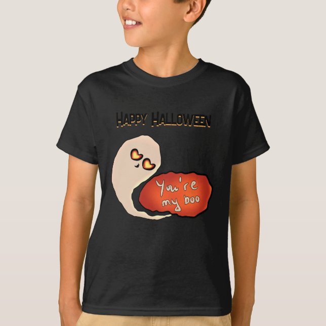 Camiseta Você é meu Boo | Cute Halloween  (Frente)