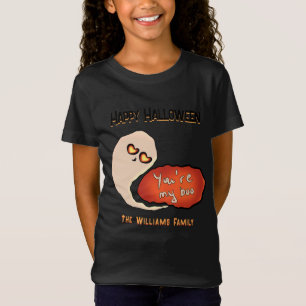 Camiseta Você é meu Boo Família de Halloween Fofa