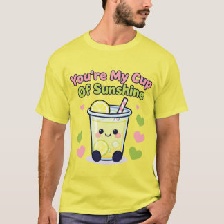 Camiseta Você É Meu Copo de Sol Cute Limonada Kawaii Des