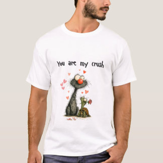 Camiseta Você é meu esmagado