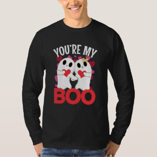 Camiseta Você é meu fantasma Boo com coração para o Dia dos
