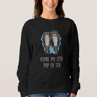 Camiseta Você É Meu Filhote De Lontra De Chá Casal De Lontr
