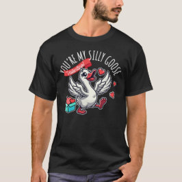 Camiseta Você é meu ganso Bobo - Design Namorados engraçado