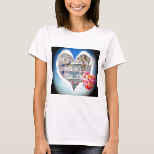 Camiseta Você é meu pássaro nas árvores.