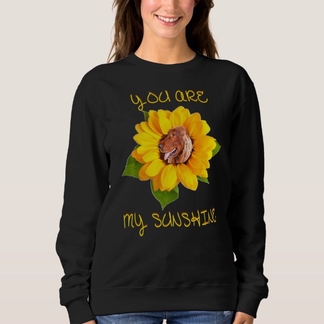 Camiseta Você É Meu Prêmio Sunshine Irish Setter (Frente)