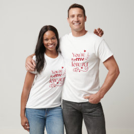 Camiseta Você é meu presente de dia de os namorados eterno