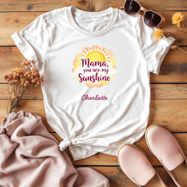 Camiseta Você É Meu Sol | Melhor Dia de as mães