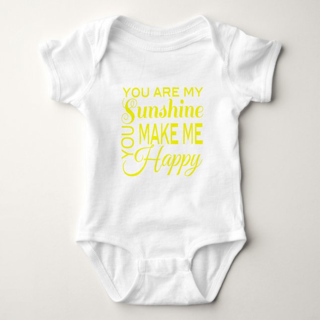 Camiseta Você é meu Sol, você me faz feliz (Frente)