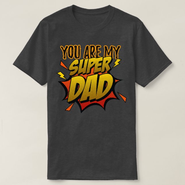 Camiseta Você é meu Super Pai (Frente do Design)