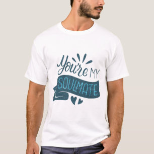 Camiseta você é minha alma gêmea