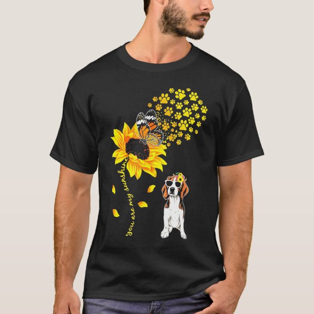 Camiseta Você É Minha Bola De Girassol Para Homens (Frente)