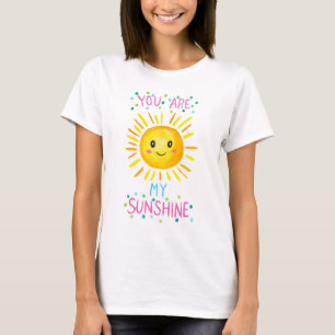Camiseta Você é minha linda linda galinha sorrindo.