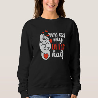 Camiseta Você É Minha Metade Lontra Lontas  Mulheres Homens