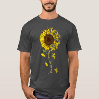 Camiseta Você É Minha Motocicleta Sunshine Sunflower Hippie