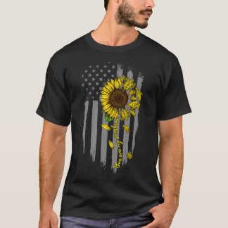 Camiseta Você É Minha Vintage Sunshine Sunflower American F