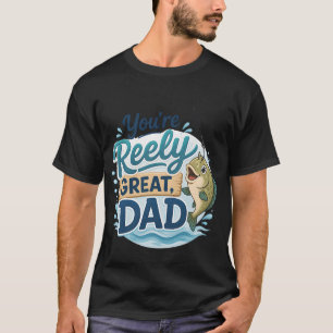 Camiseta Você é Muito Bom Papai Piada de Pesca Dia dos Pais