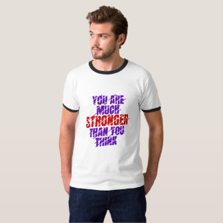 Camiseta Você é muito mais forte do que pensa