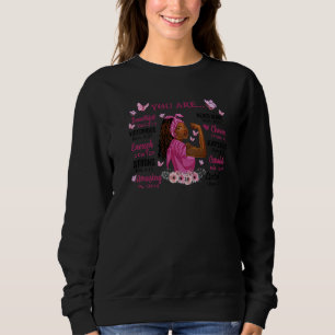 Camiseta Você É Mulher Afro-Americana Negra Coque Desarruma