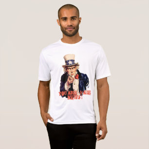 Camiseta Você é - notícia falsificada!
