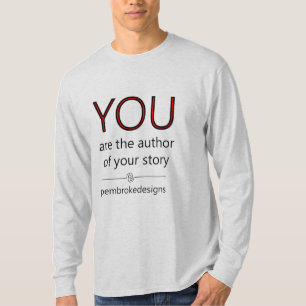 Camiseta Você é o autor da sua história (preto)