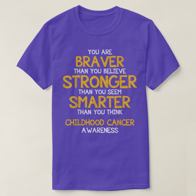 Camiseta Você é o Braver - Suporte para a Consciência do Ca (Frente do Design)