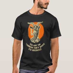 Camiseta Você é o carbono que eles querem reduzir Sarca eng