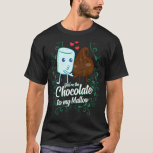 Camiseta Você é o chocolate do meu Casal de Correspondência