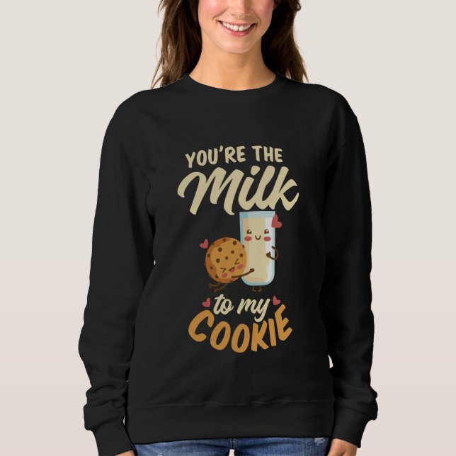 Camiseta Você é o leite do meu Cookie Cookie e leite Choc (Frente)