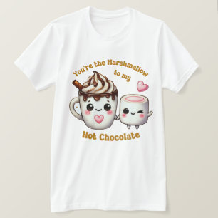 Camiseta Você é o marshmallow para o meu coração.