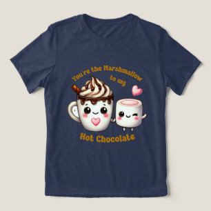 Camiseta Você é o marshmallow para o meu coração.