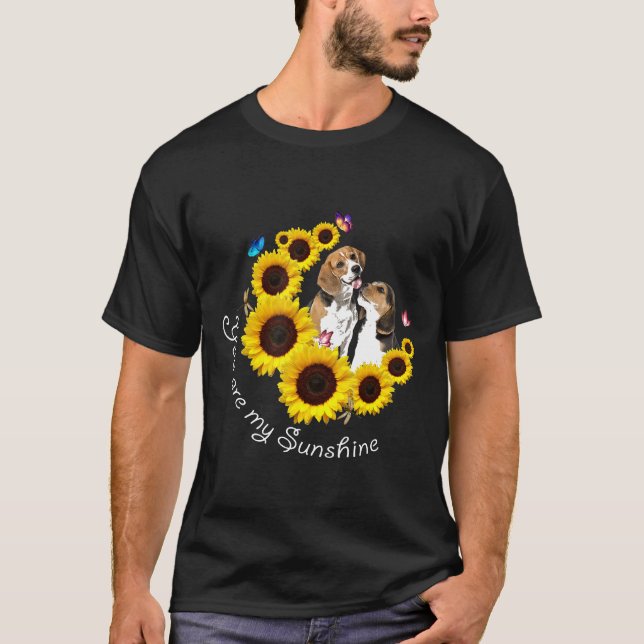 Camiseta Você É O Meu Cão De Beagle Sunshine (Frente)