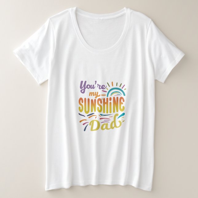 Camiseta Você é o meu Pai sunshine (Frente do Design)