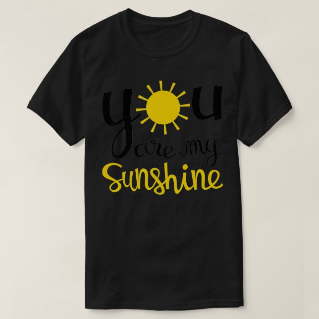 Camiseta Você é o meu Sol para Meninos Mulheres e Homens (Frente do Design)