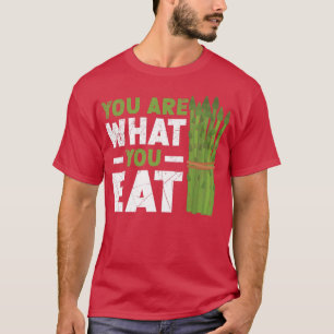 Camiseta Você É O Que Você Comeu Aspargos Vegetais