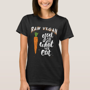 Camiseta Você É O Que Você Comeu Presente De Cenoura Vegan
