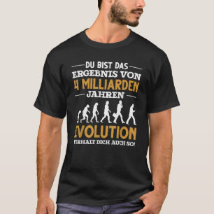 Camiseta Você é o resultado da evolução de ditos engraçados