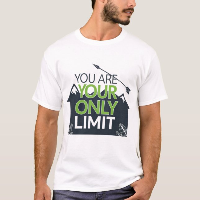 Camiseta Você é o seu único limite (Frente)