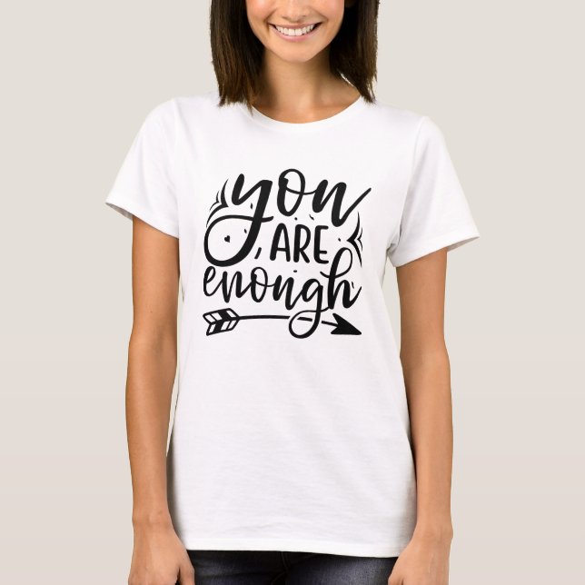 Camiseta Você é o suficiente (Frente)