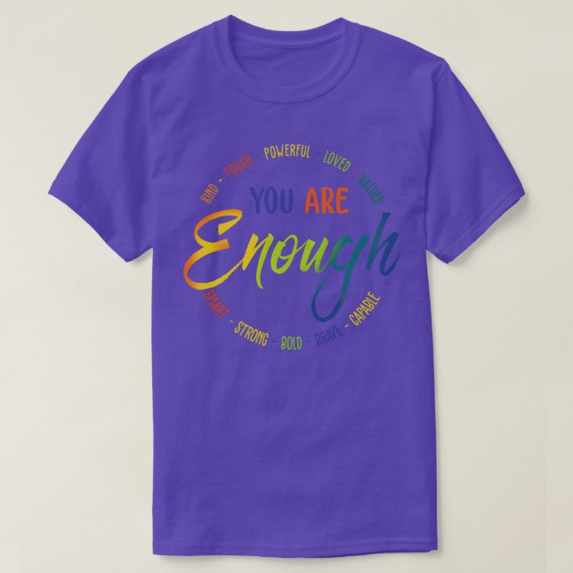 Camiseta Você É O Suficiente (Frente do Design)